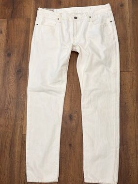 POLO Ralph Lauren White Straight-Leg Jeans